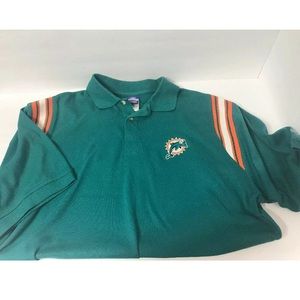 •Sold• Vintage Reebok  Miami Dolphins L Polo